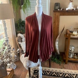 💚2/$10 Lush Long Sleeve Kimono Wrap